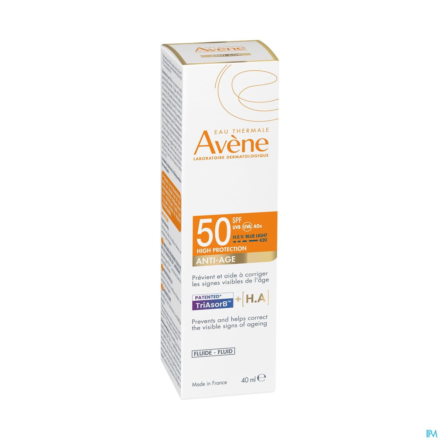 AVENE SOL SPF50 A/AGE 40ML