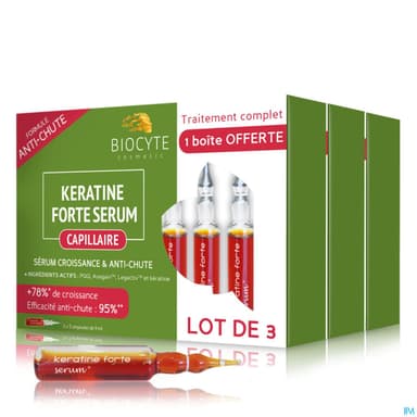 BIOCYTE KERATINE FORTE SERUM AMP15