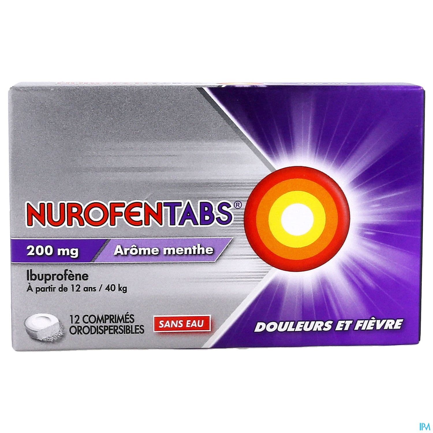 NUROFENTABS 200MG CPR ORODISP 12