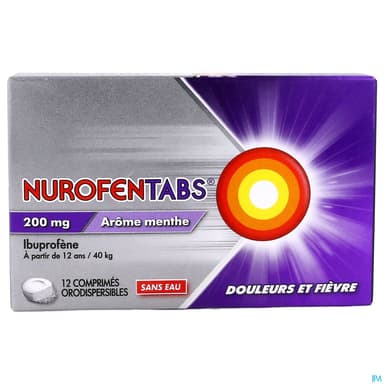 NUROFENTABS 200MG CPR ORODISP 12