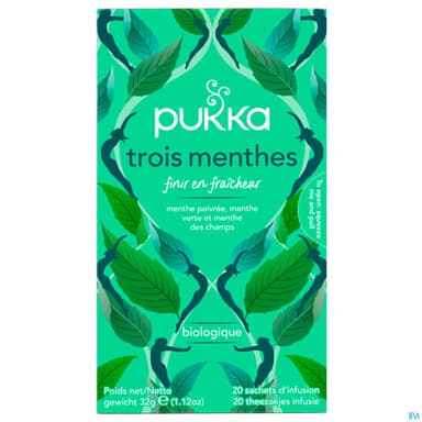 PUKKA INFUS 3MENTHE SACH 20