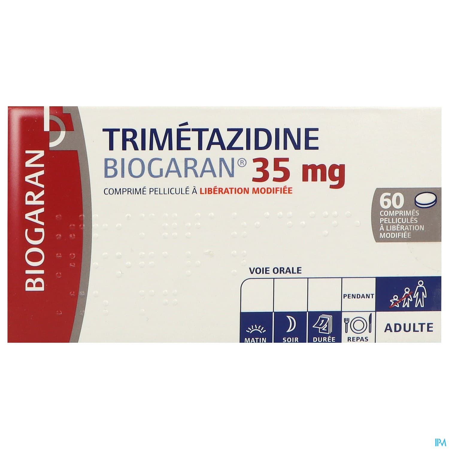 Trimetazidine Biogaran 35mg Comprime A Liberation Modifiee 60