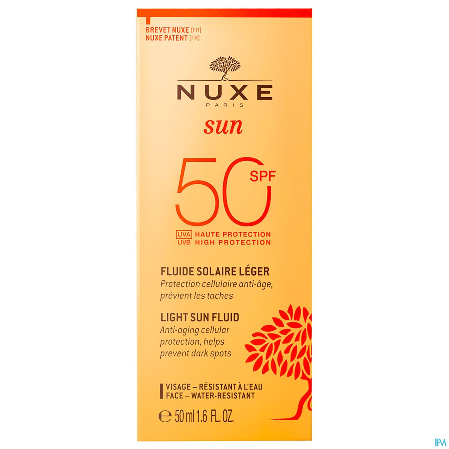 NUXE SUN FLUID LEG SPF50 50ML