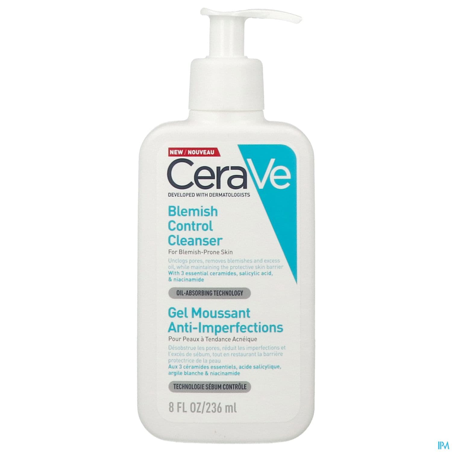 CERAVE GEL MOUSSANT A/IMPERF 236ML