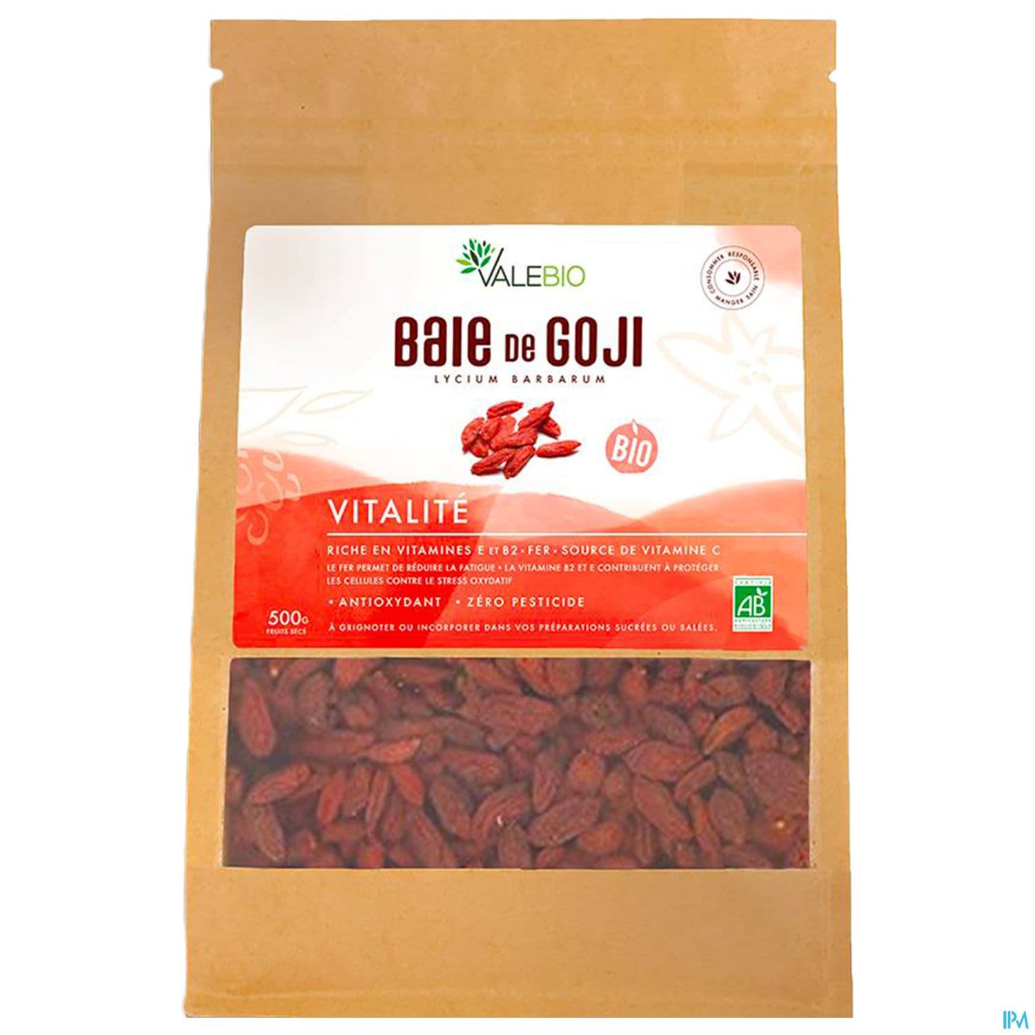 Valebio Super Fruits Baie De Goji Bio 500g