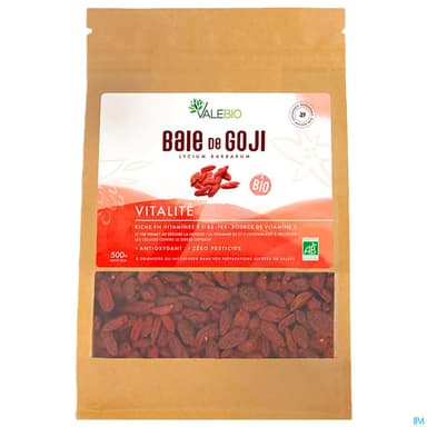Valebio Super Fruits Baie De Goji Bio 500g