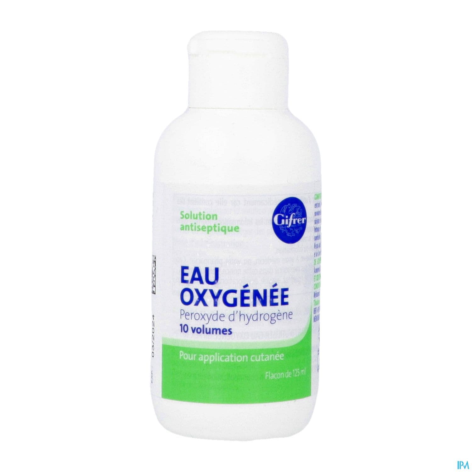 EAU OXYGENEE 10V GIFRER FP 125ML
