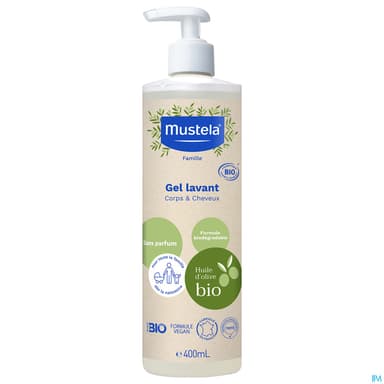 MUSTELA BIO GEL LAV CORPS/CHEV 400