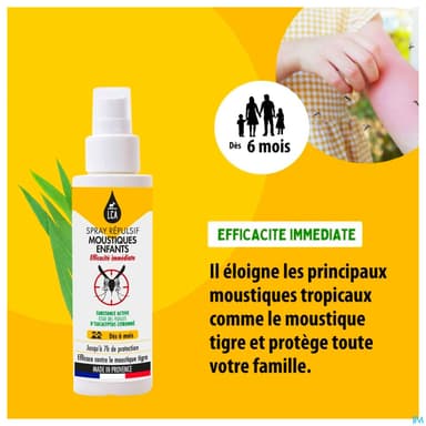 Lca Spray Repulsif Moustique Enfant 100ml