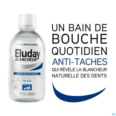 ELUDAY BLANCHEUR BAIN BOUCHE 500ML