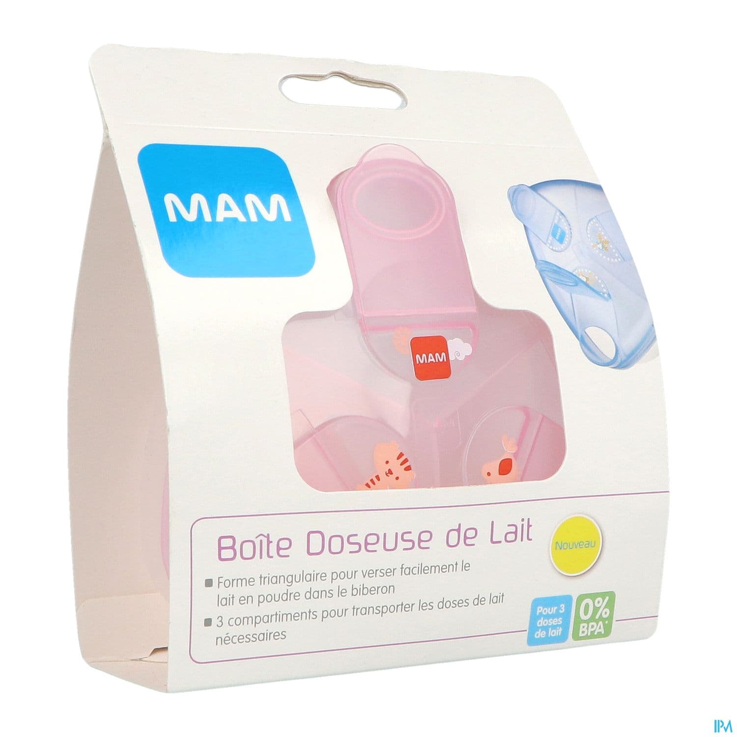 BOITE DOSEUSE MAM LAIT 3 COMPARTIM
