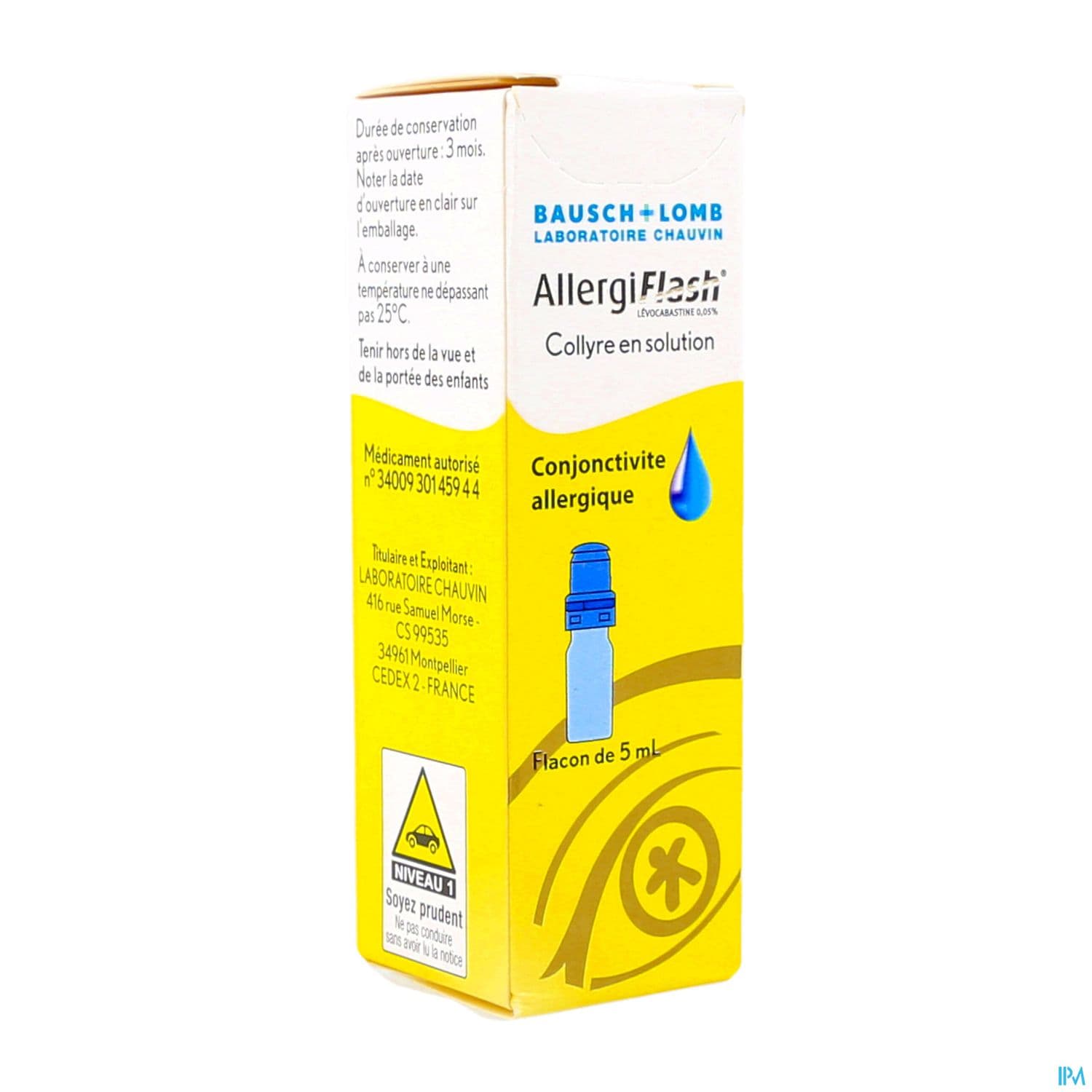 ALLERGIFLASH 0,05% COL FLACON 5ML