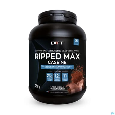 Eafit Ripped Max Caseine Saveur Chocolat 750g