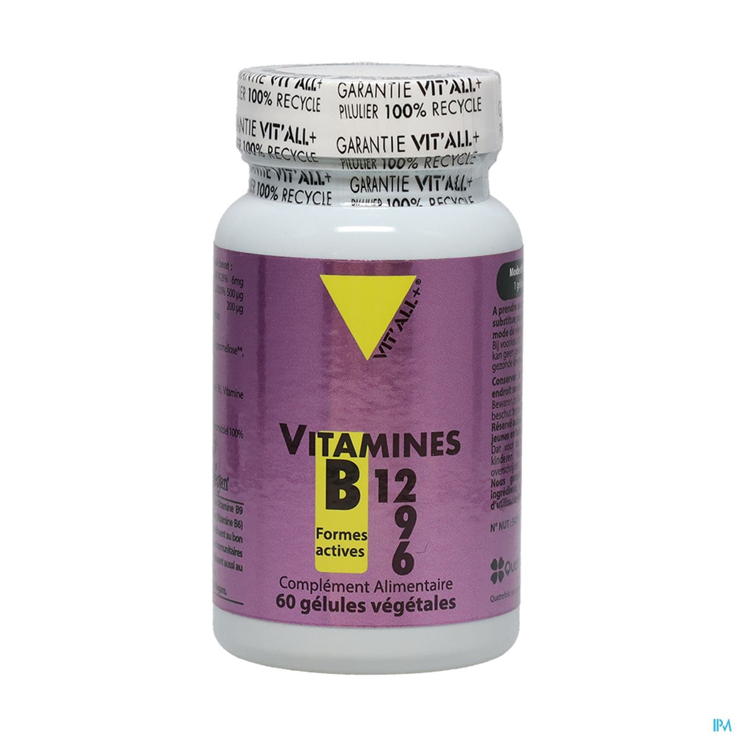 Vit All+ Vitamine B9 + Vitamine B12 Gelule 60