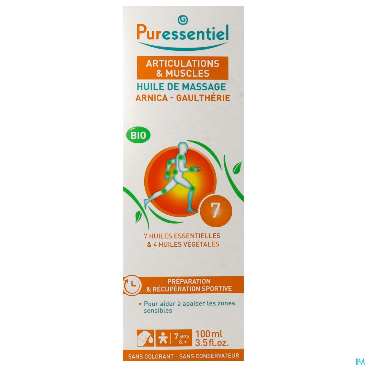 Puressentiel Huile De Massage Bio Effort Musculaire Arnica Gaultherie Nouvelle Formule 100ml