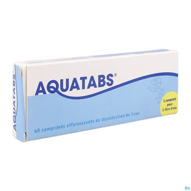 AQUATABS 1CPR/LITRE CPR EFF B/60