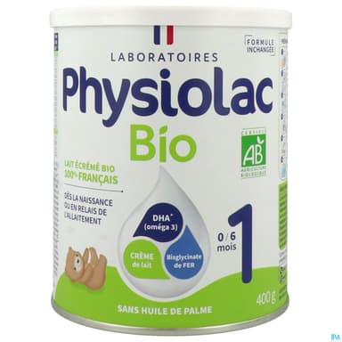 PHYSIOLAC LAIT BIO1 PDR 400G