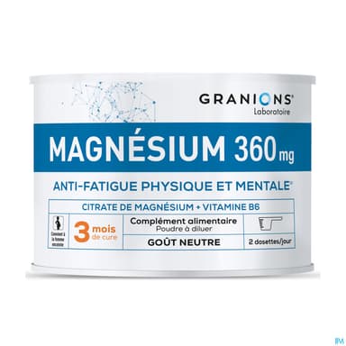 GRANIONS MAGNESIUM 360MG PDR 210G