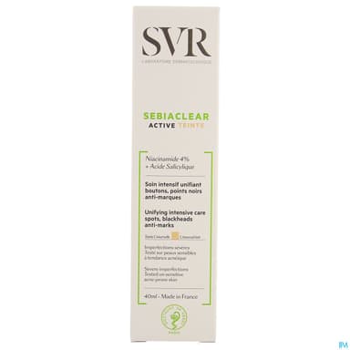 SVR SEBIACLEAR CR ACTIV TEINTE40ML