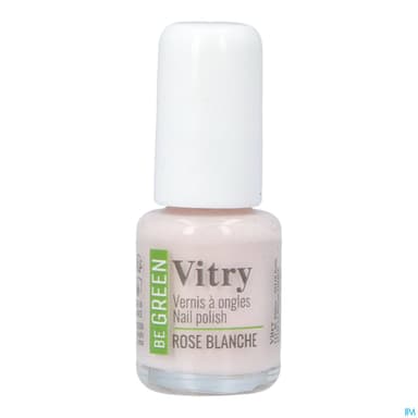 Vitry Be Green Vernis Ongles Rose Blanche 6ml