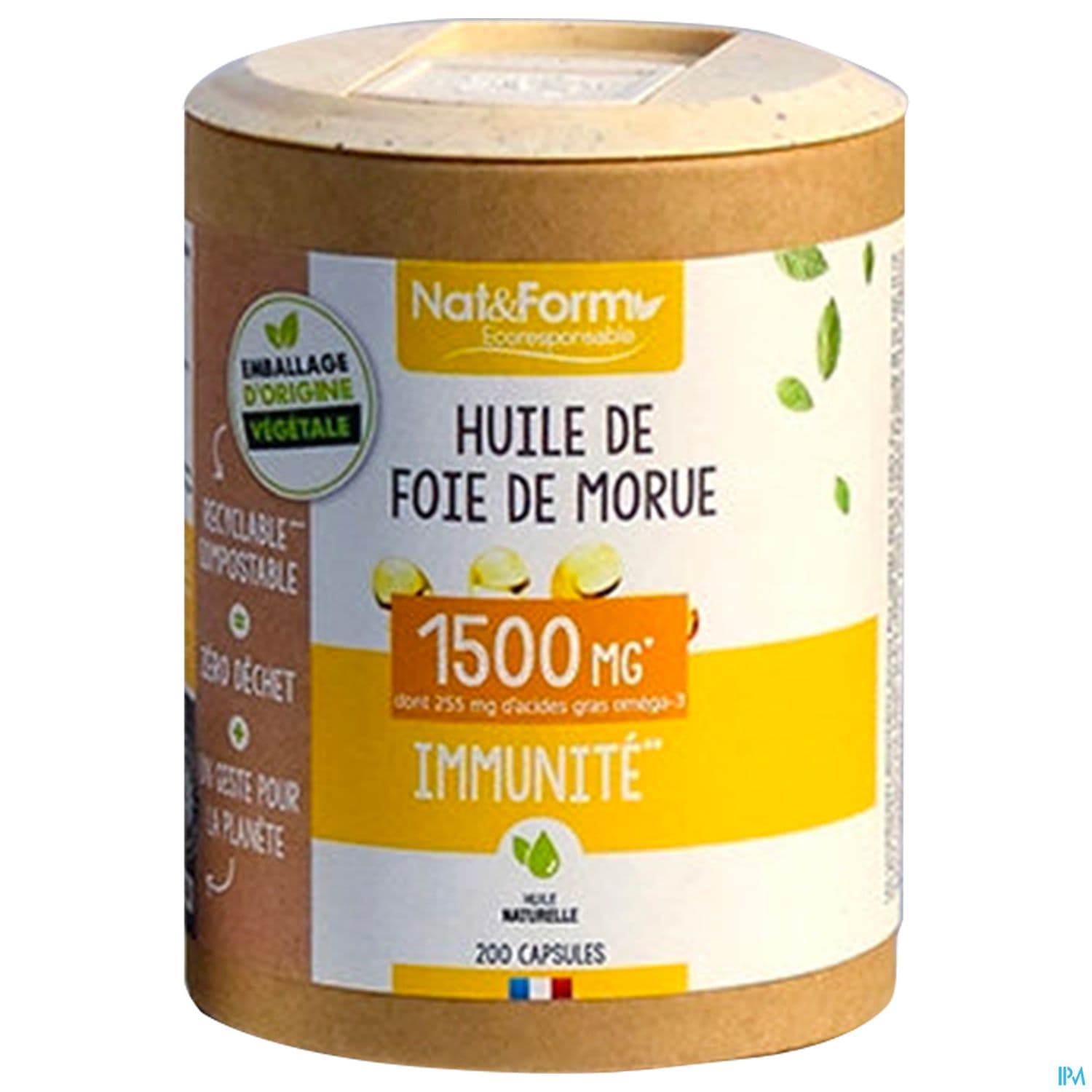 NAT&FORM ORIG FOIE MORUE CAPS200