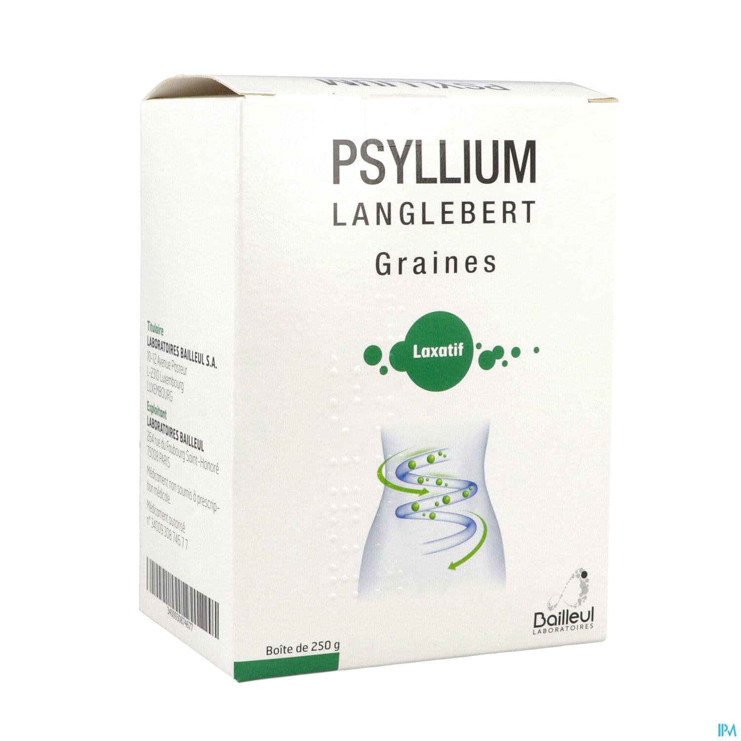 Psyllium Langlebert Graines Sachet 250g