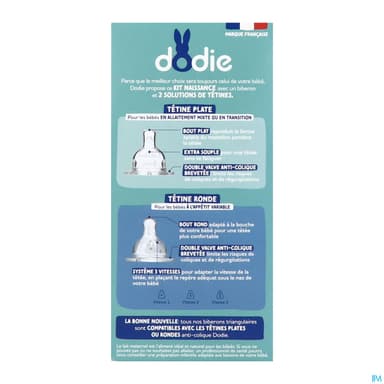 DODIE KIT NAISSANCE BIB+TETIN 0-6M
