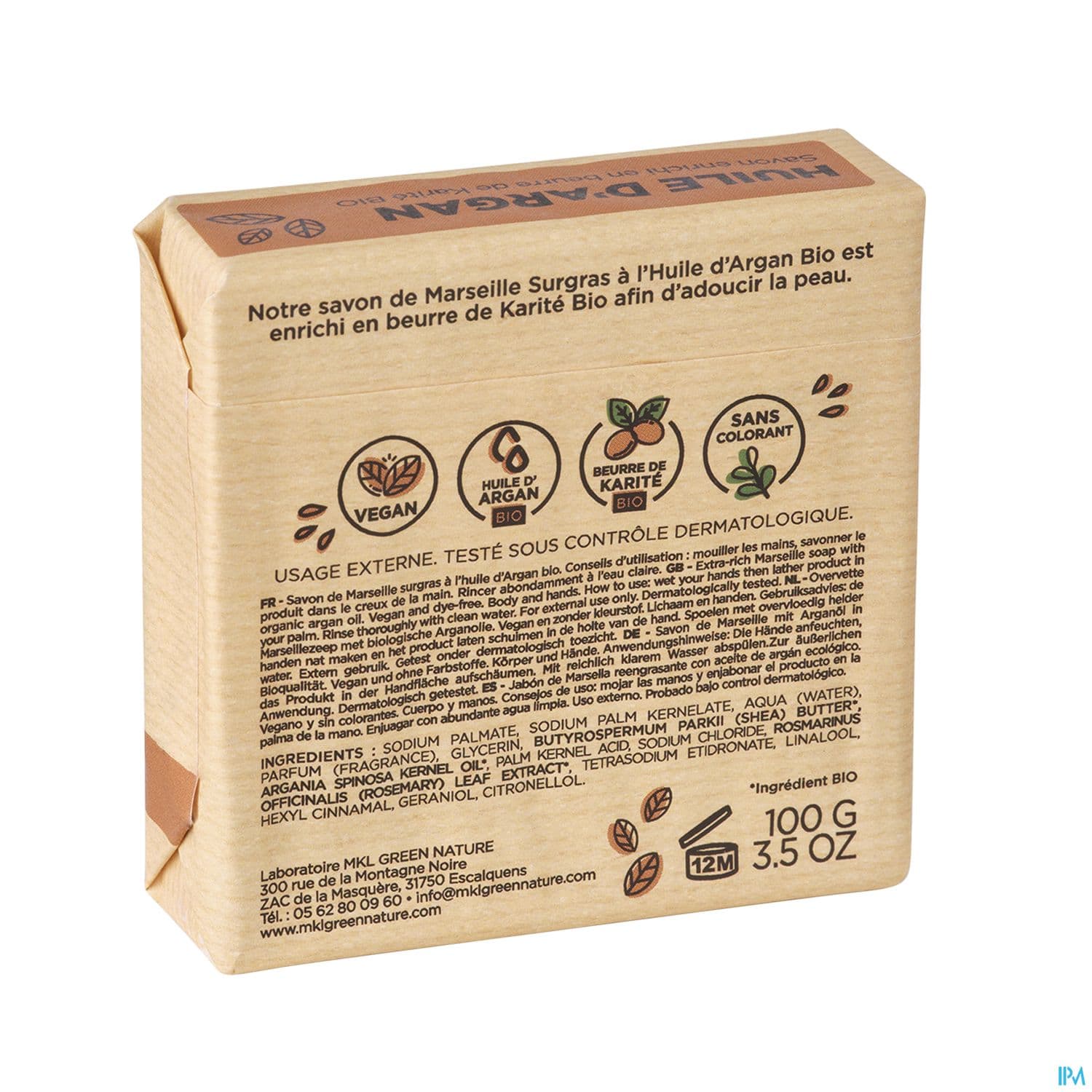 MKL SAV MARS HUILE ARGAN 100G