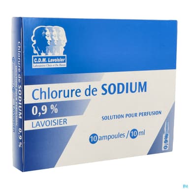 Lavoisier Sodium Chlorure 0.9% Solution Injectable 10ml 10