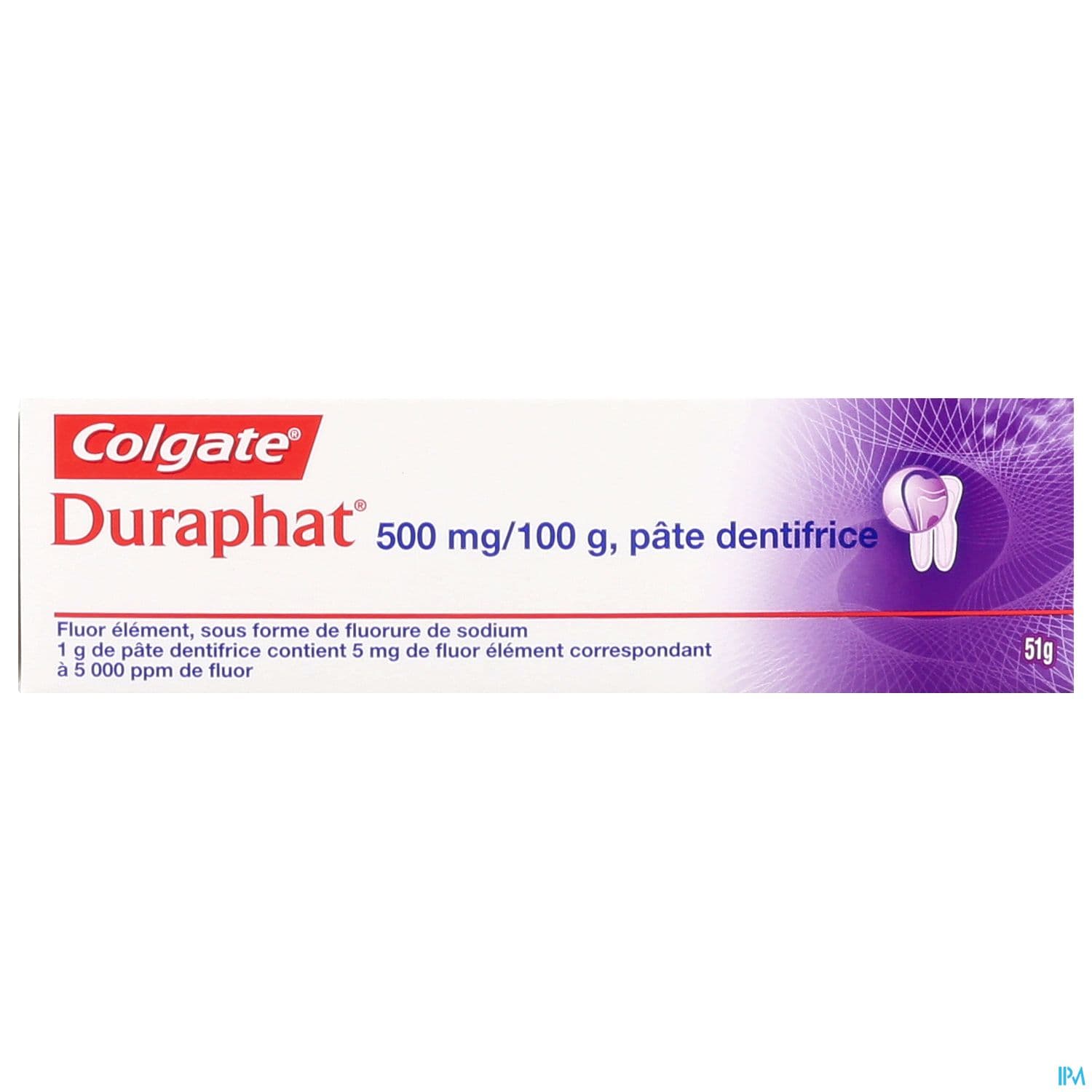 DURAPHAT 500MG/100G DENT TUB 51G