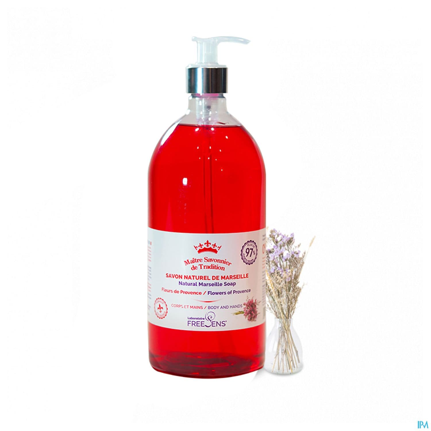 Freesens Savon Naturel De Marseille Fleur De Provence 1l