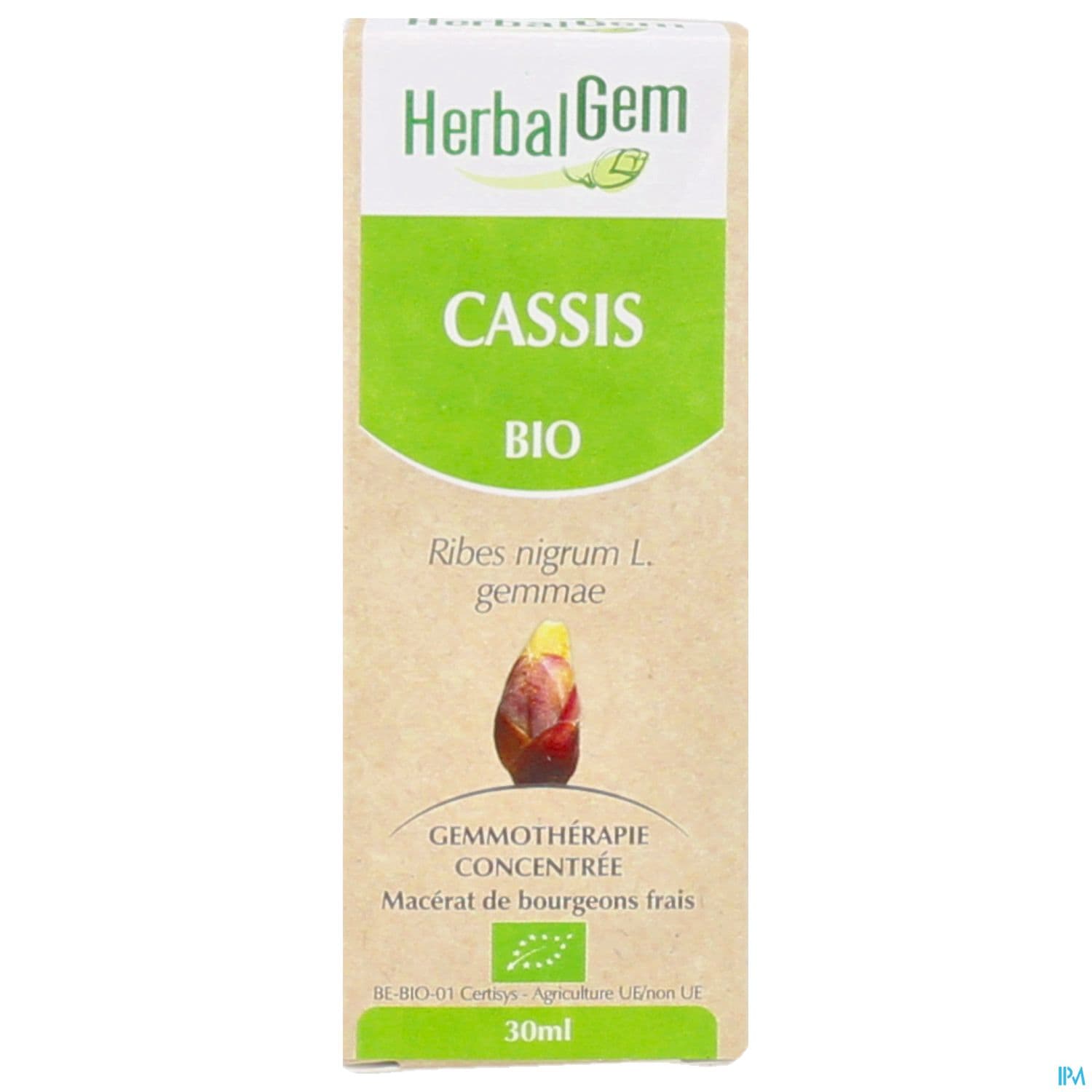 Herbalgem Cassis Bourgeon Macerat Glycerine Bio 30ml