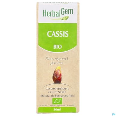 Herbalgem Cassis Bourgeon Macerat Glycerine Bio 30ml