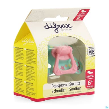 Difrax Sucette Dental 6/12mois