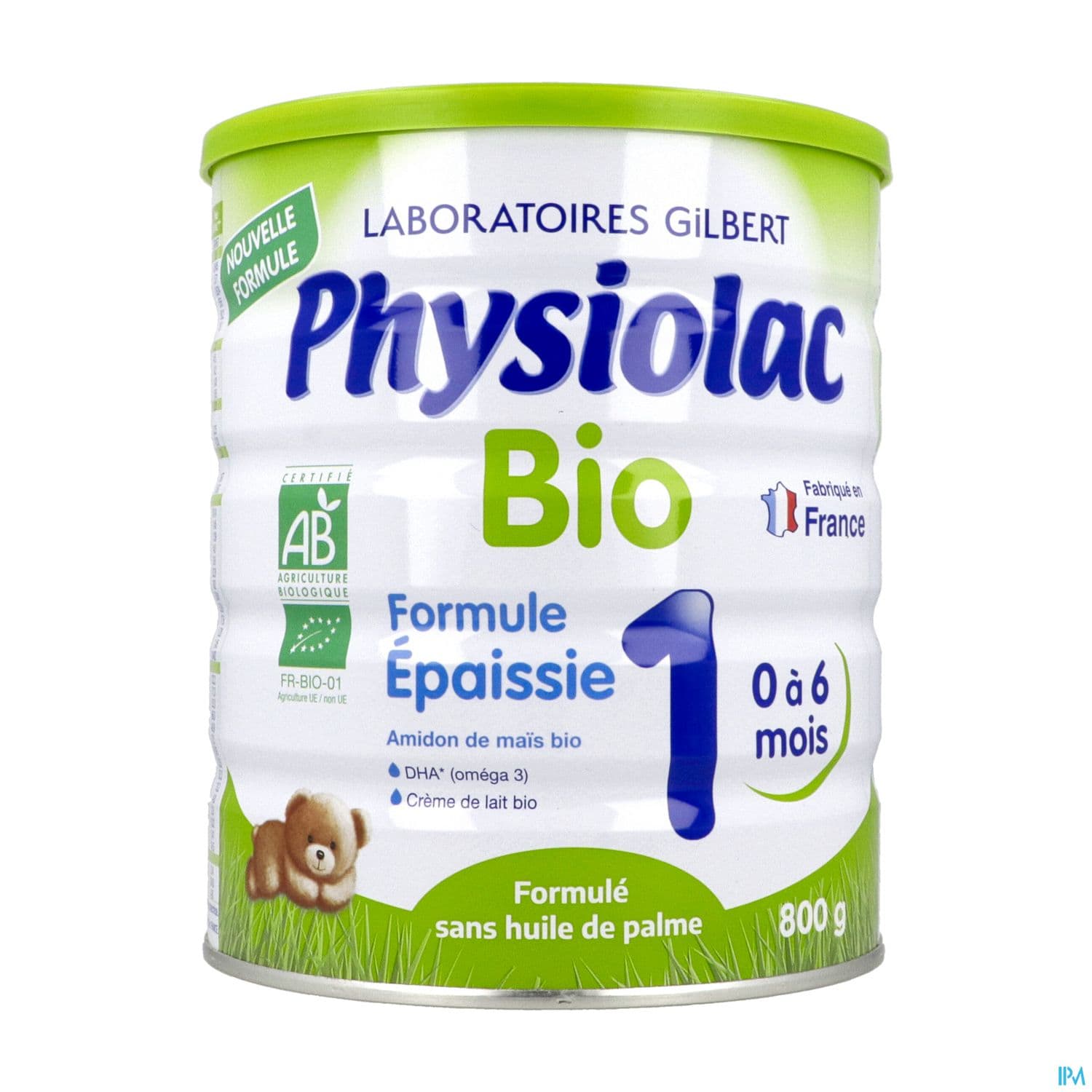 PHYSIOLAC LAIT BIO 1 EPAISSIE 800G — Pharmacie Gueriniere