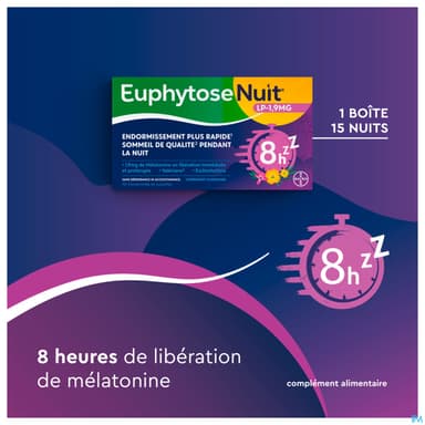 EUPHYTOSE NUIT LP 1,9MG CPR 30