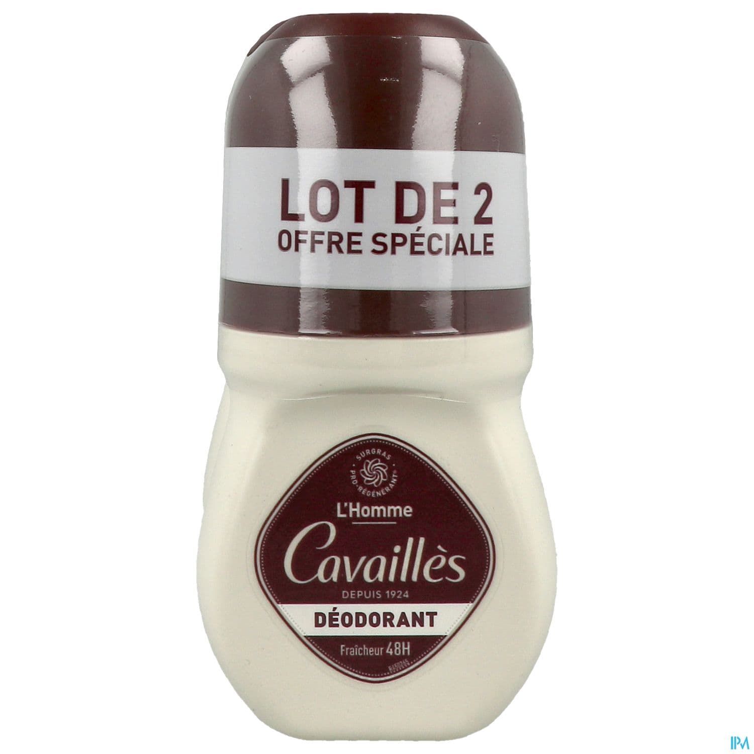 Roge Cavailles Deodorant Dermato 48h Homme Roll On 50ml X2