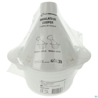 Cooper Inhalateur Plastique Blanc Bleu