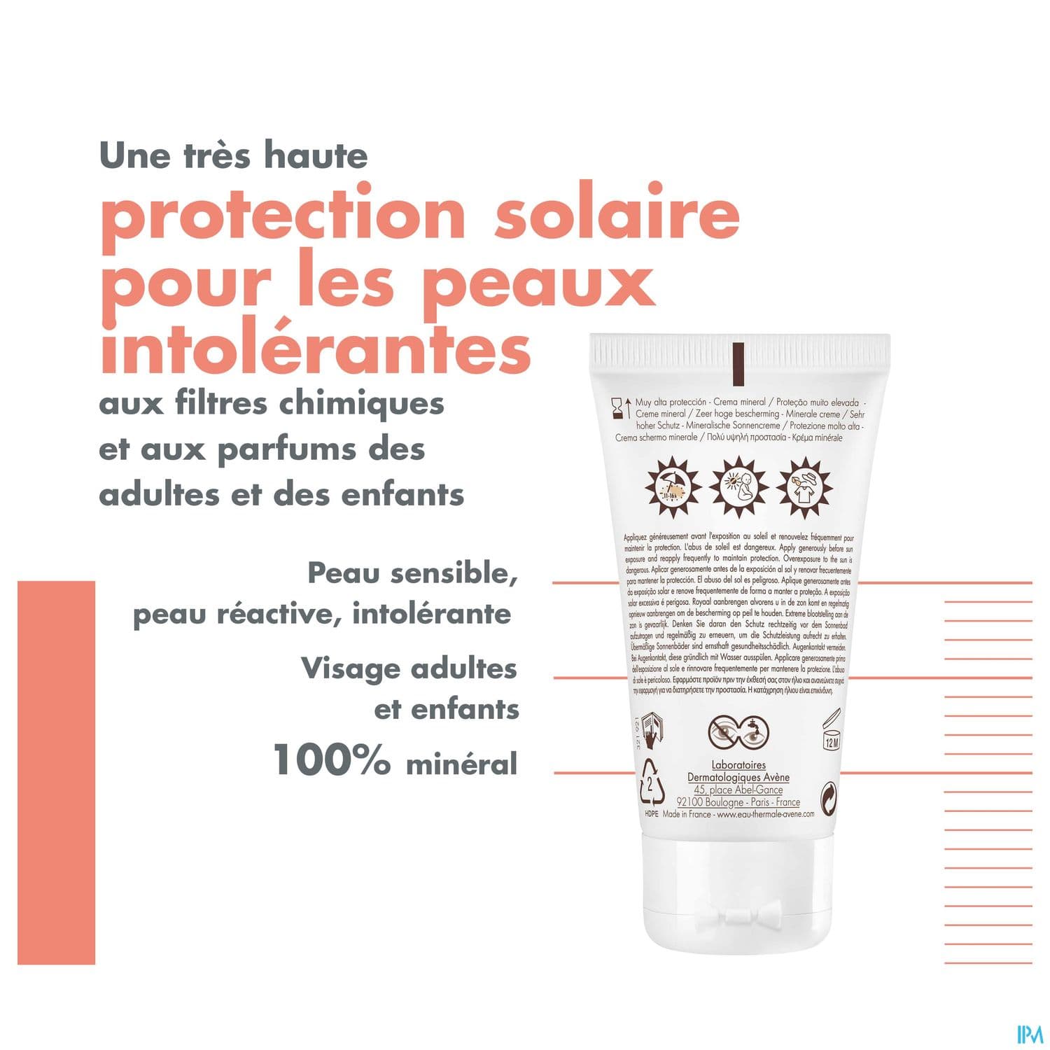 AVENE SOL SPF50+ MINERAL CR 50ML