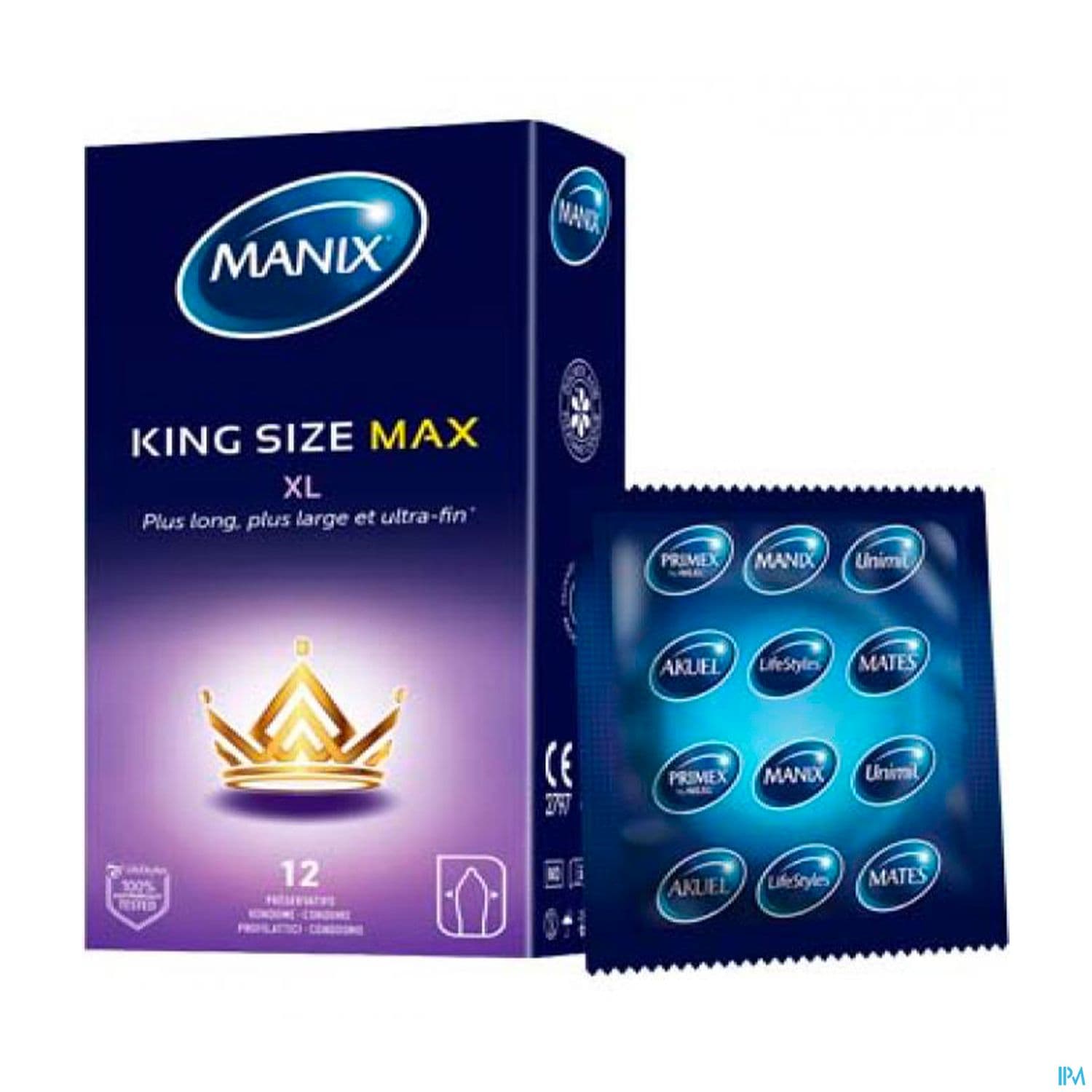 PRESERV MANIX KING SIZE MAX 12
