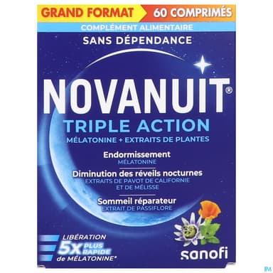 Novanuit Triple Action Comprime 60