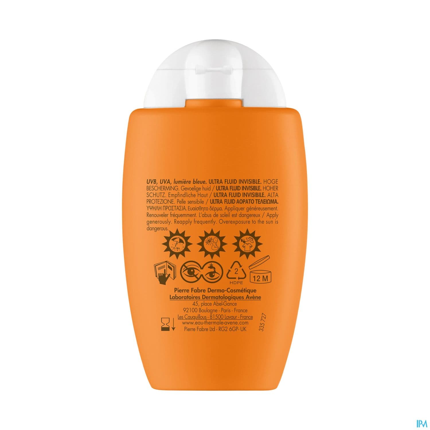 AVENE SOL SPF50 ULTR FLU INV 50ML