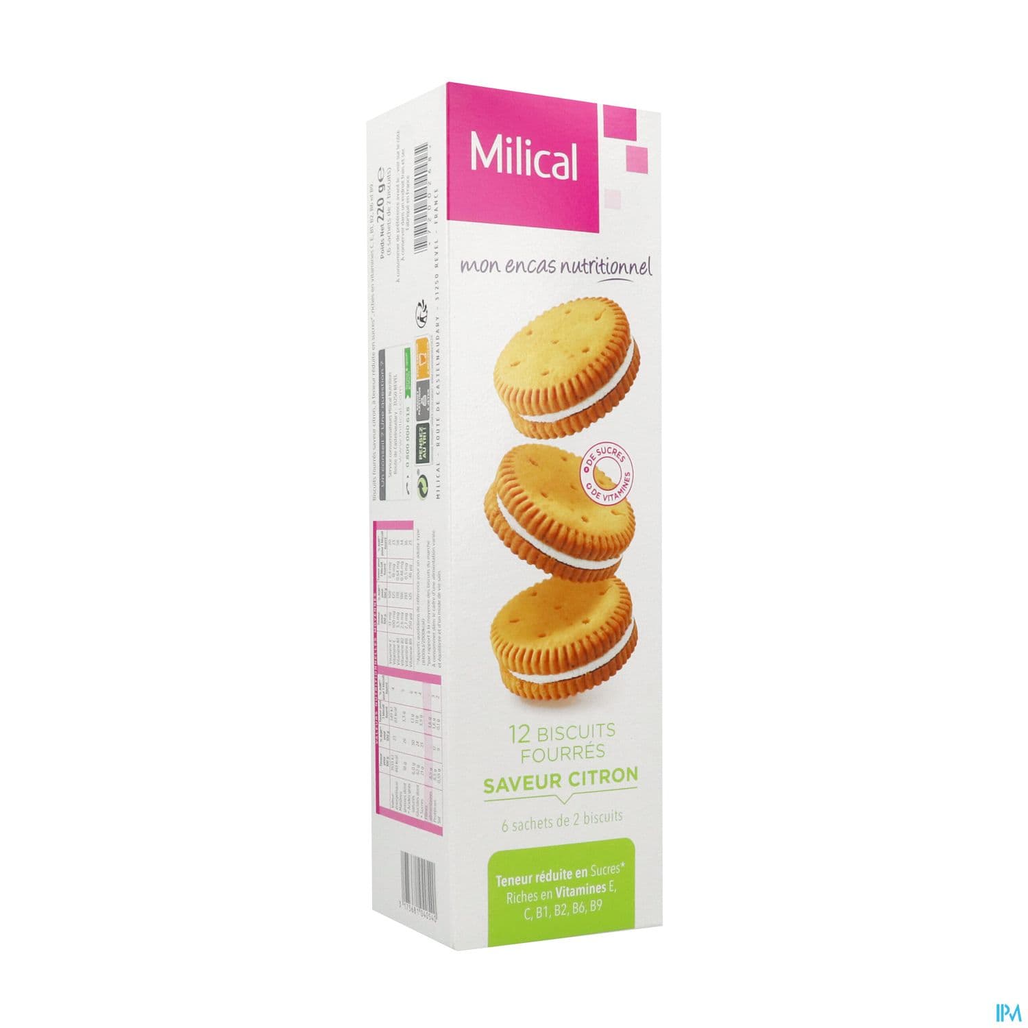 MILICAL MON BISCUIT FOURRE CITR 8