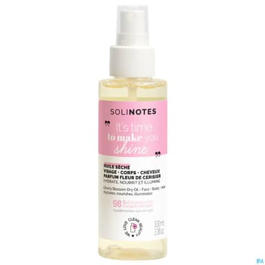 Solinotes Huile Seche Fleur De Cerisier 100ml