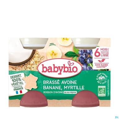 BABYBIO BRASSE AVOIN BAN/MYRT2X130
