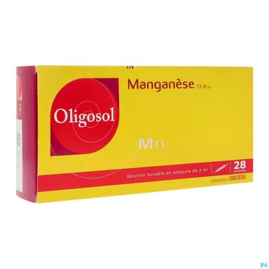 Oligosol Manganese Solution Buvable Ampoule 2ml 28
