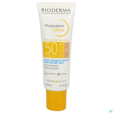 Bioderma Photoderm Creme Spf50+ Teinte Claire 40ml
