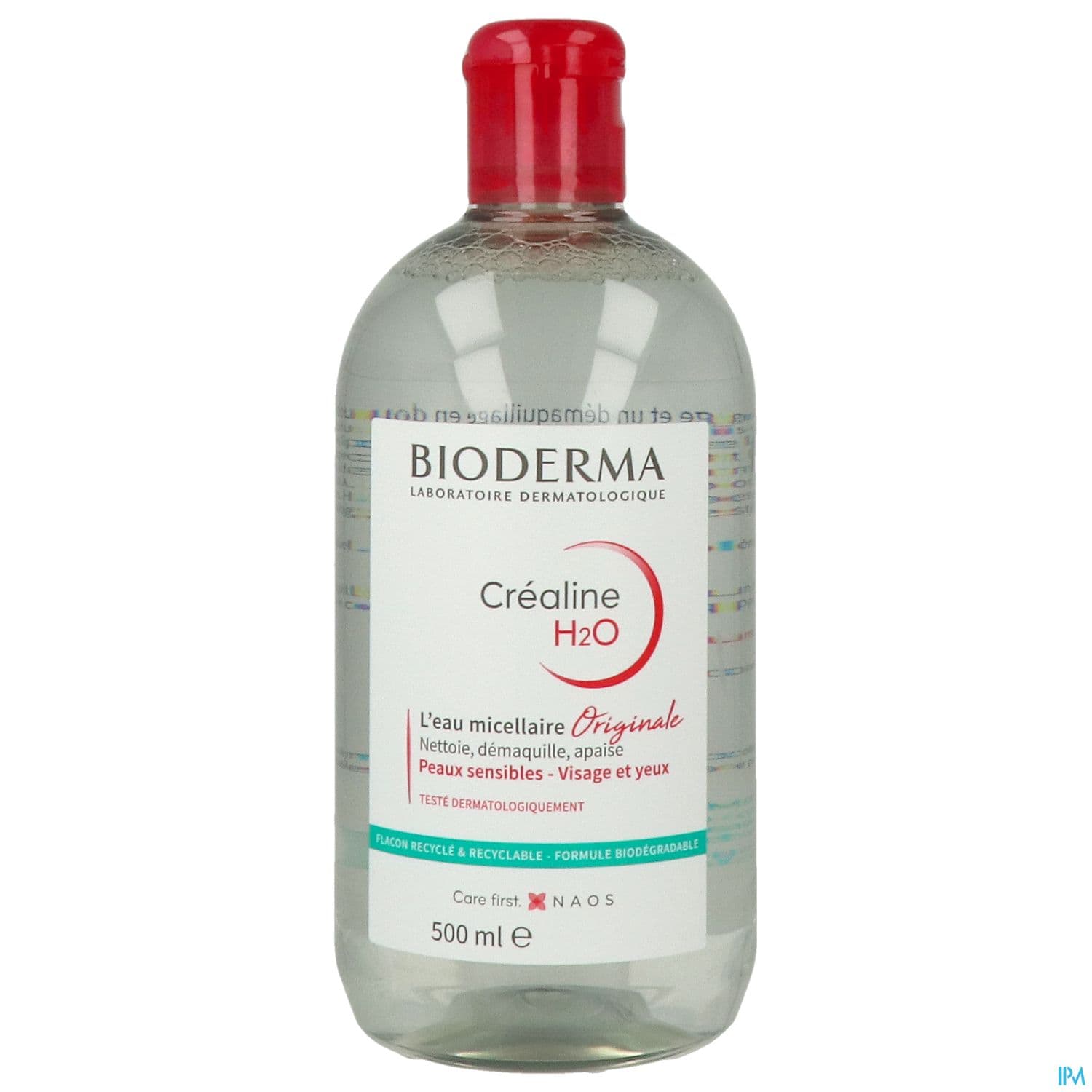 Bioderma Crealine H2o Eau Micellaire Demaquillante Sans Parfum 500ml