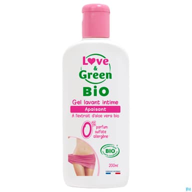 Love Green Bio Gel Lavant Intime Apaisant 200ml