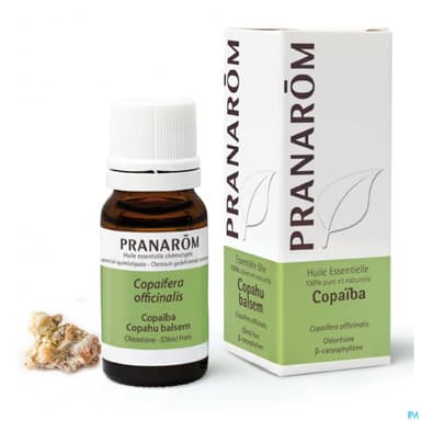 Pranarom Huile Essentielle Copaiba Oleoresine Baume 10ml